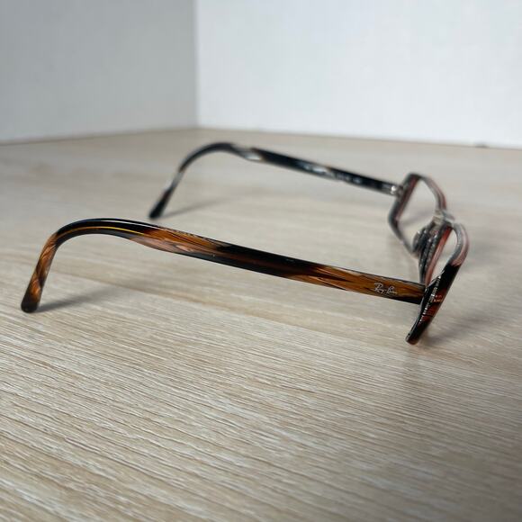 Ray-Ban RB5028 2016 Eyeglasses Marble Brown Frames Only 51-16-135 - Picture 8 of 8